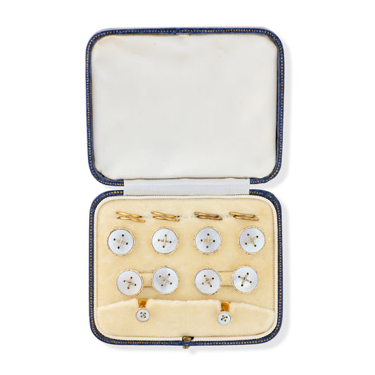 1920's 18ct Yellow & White Gold Dress Set - Wildsmith Jewellery