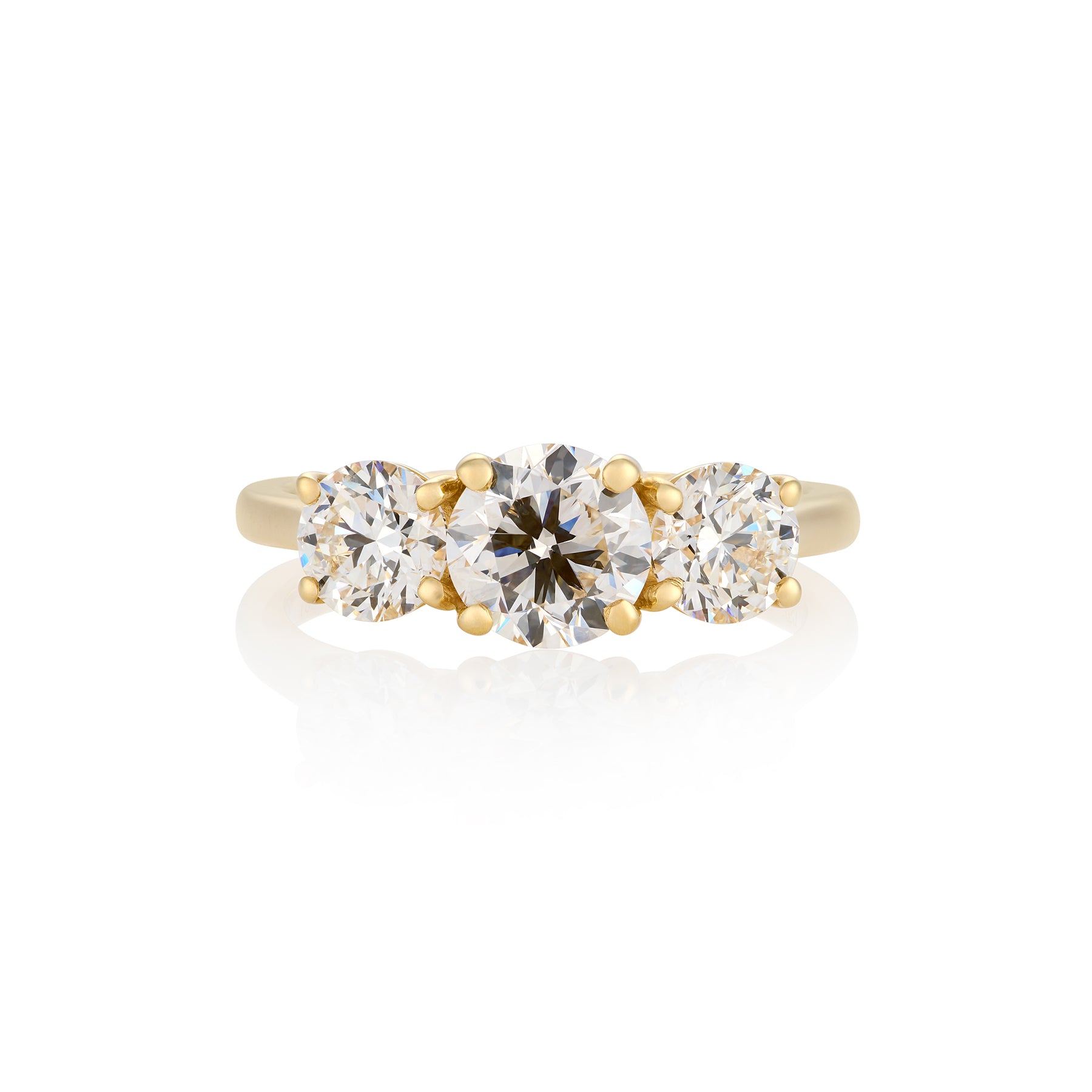 2ct GIA Certified Three Stone Diamond Ring - Wildsmith Jewellery