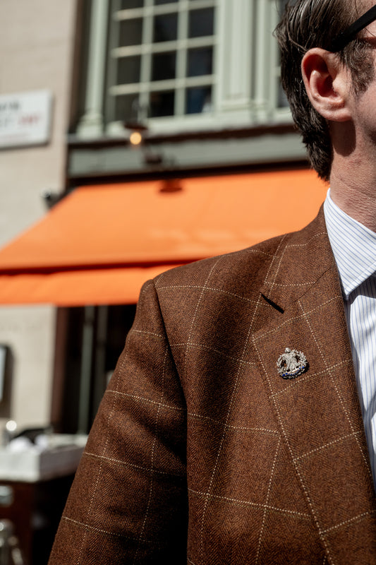 The Queen's Own Cameron Highlanders Diamond Brooch - Wildsmith Jewellery