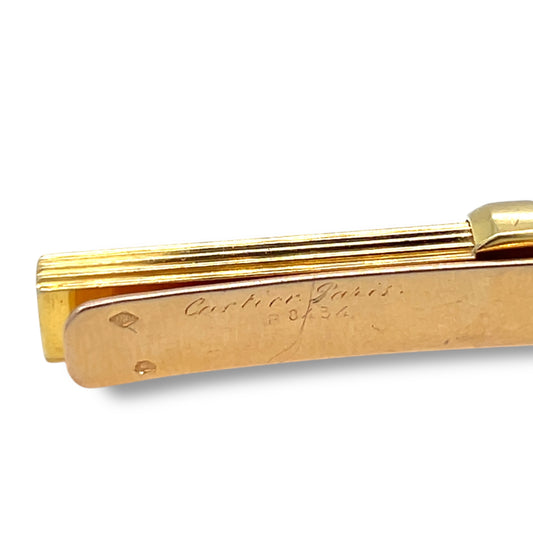 Cartier 18ct Gold Tie Slide