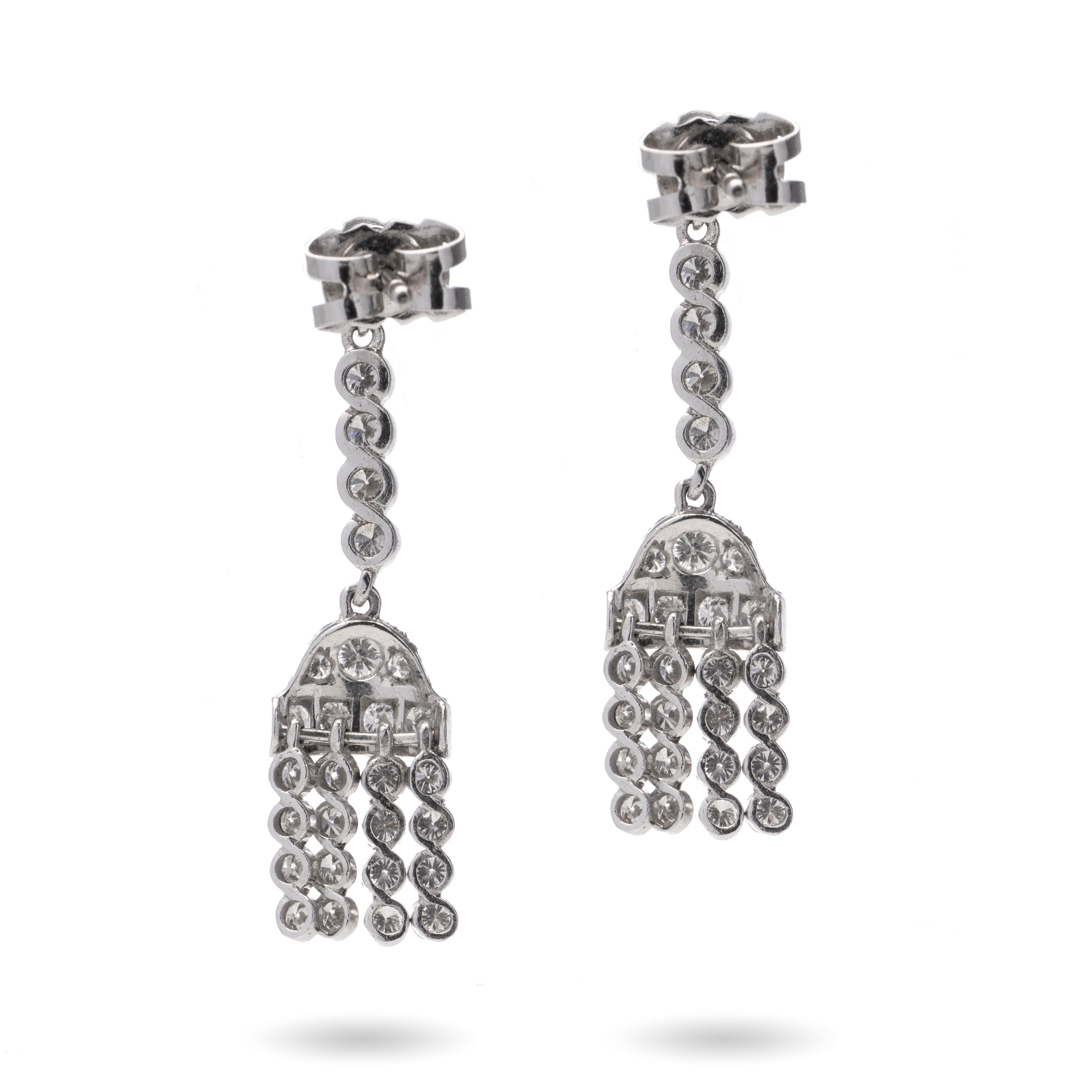 Diamond Drop Earrings - Wildsmith Jewellery
