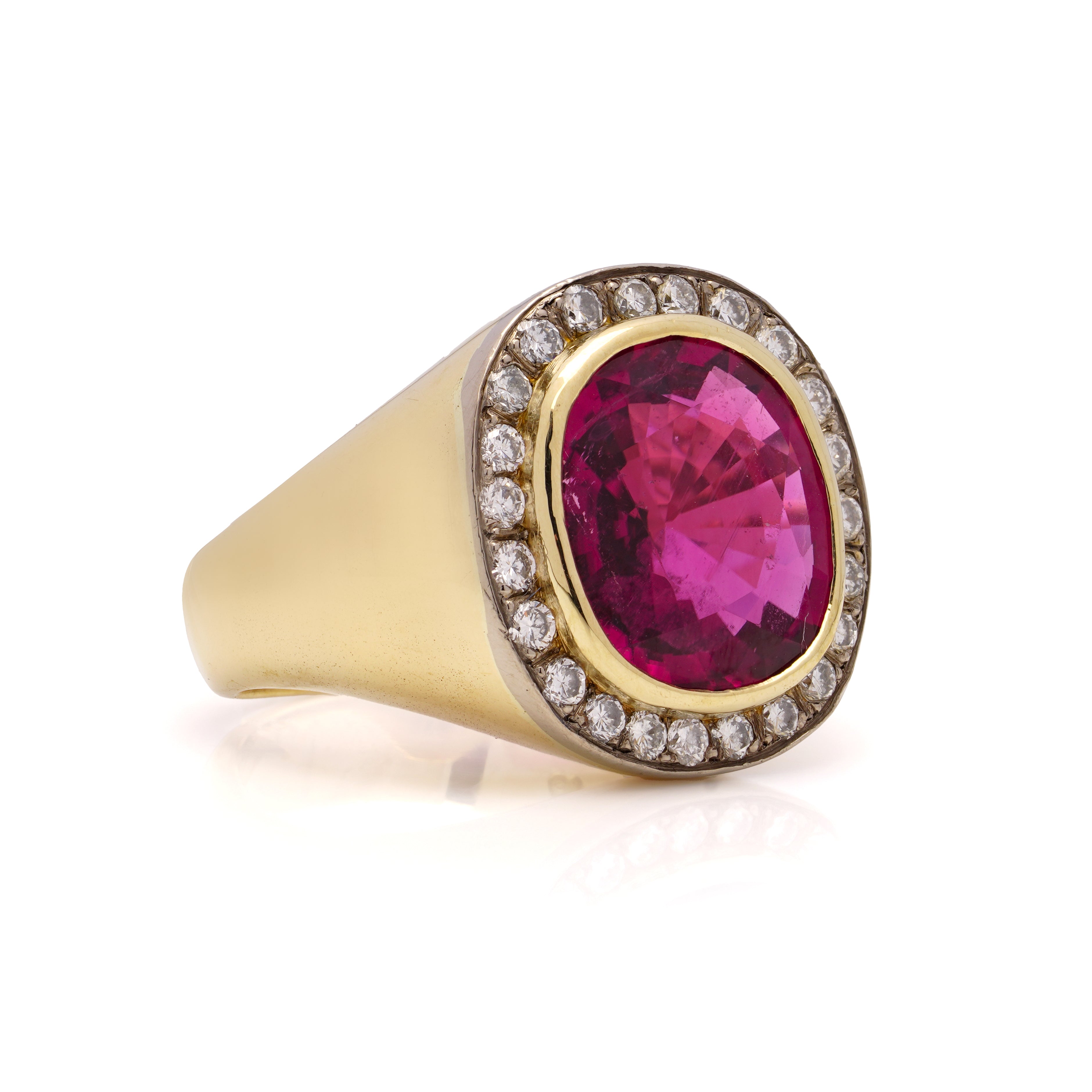 Rubellite & Diamond Ring - Wildsmith Jewellery