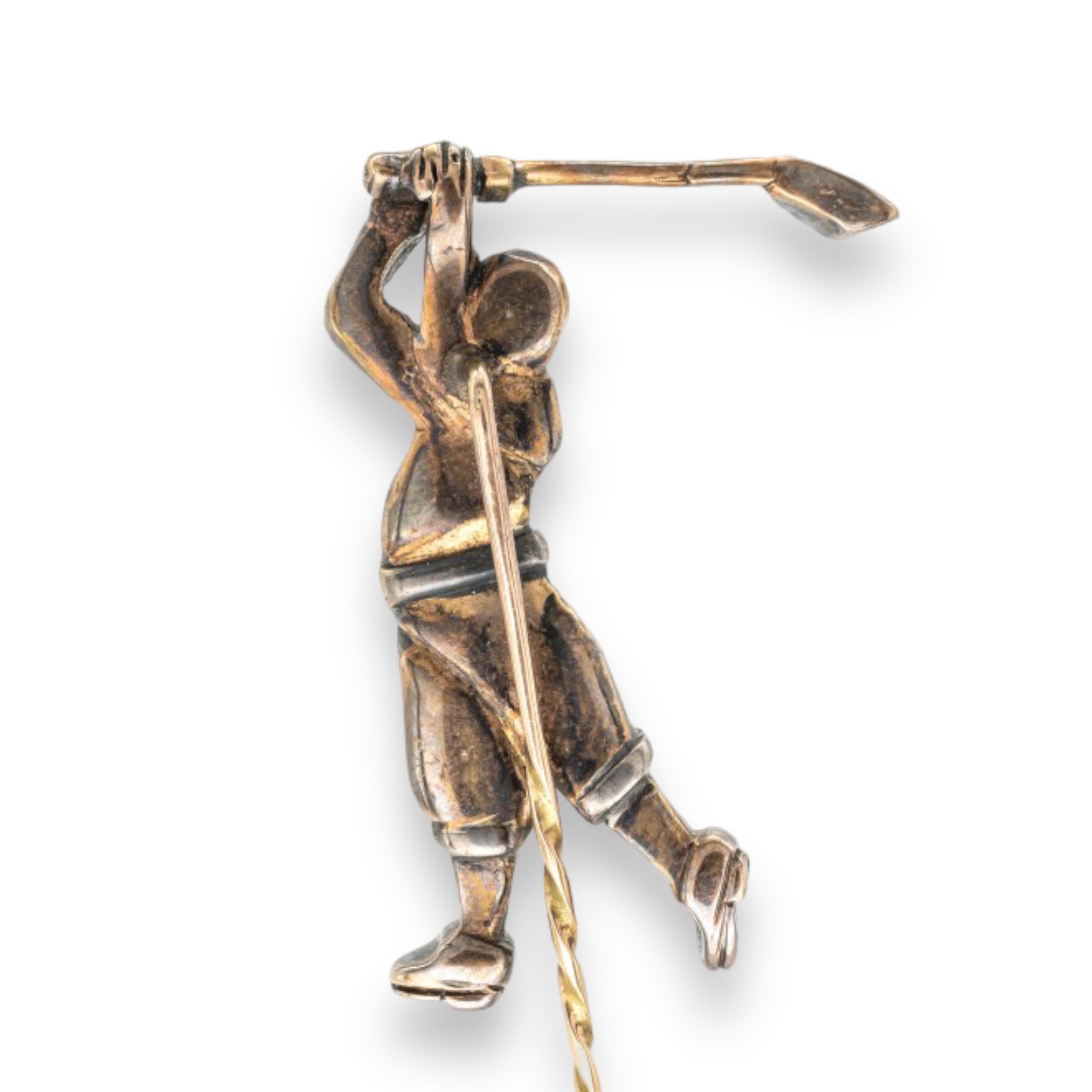 Antique Diamond Golfer Stickpin - Wildsmith Jewellery