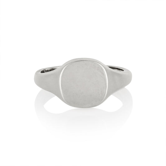 9 x 8mm Cushion Shaped Signet Ring