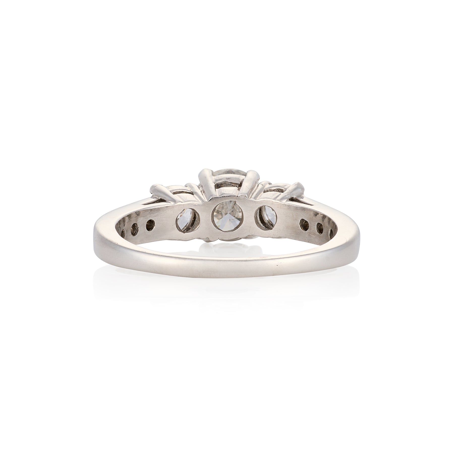 Diamond Three Stone Engagement Ring