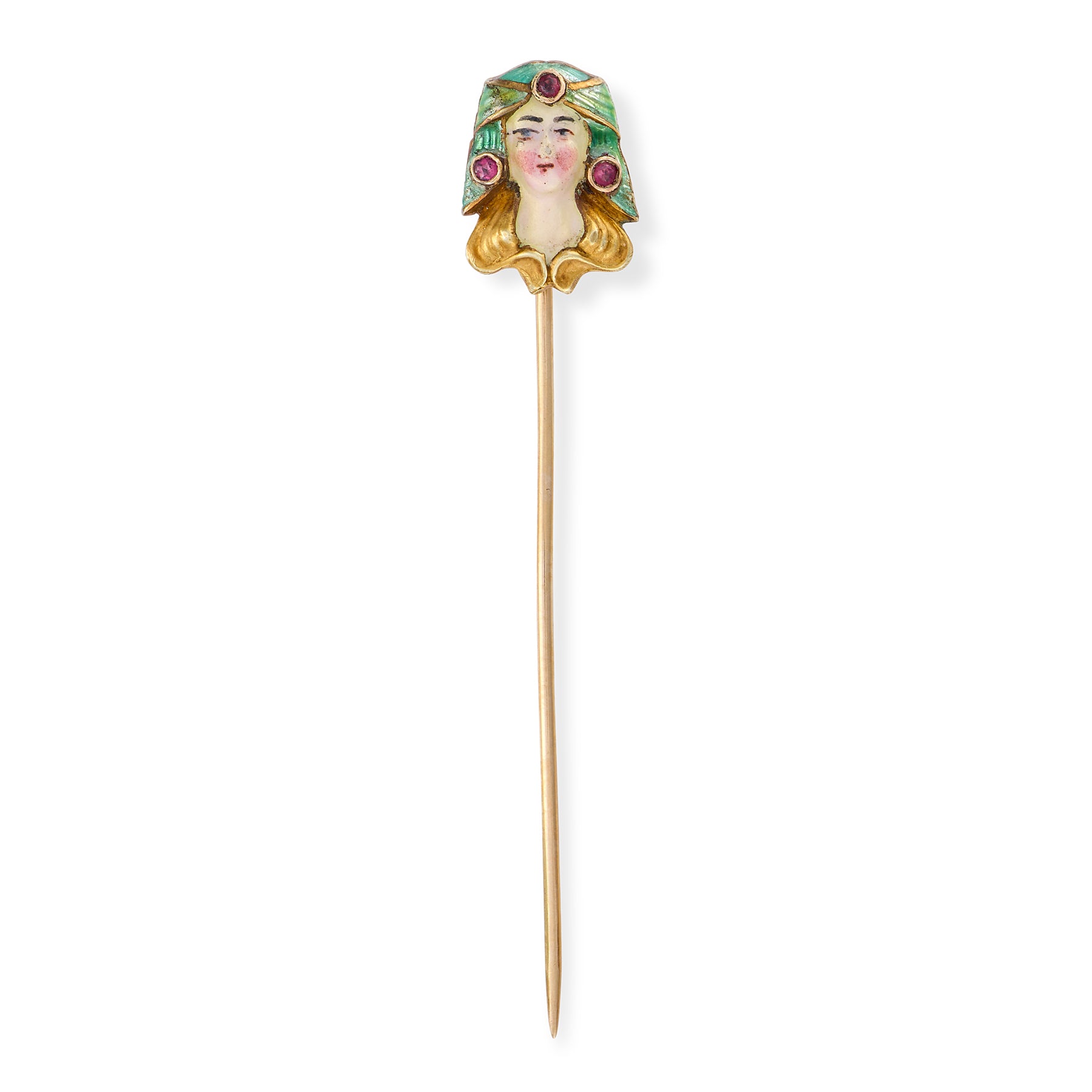 Art Nouveau Egyptian Empress Stickpin