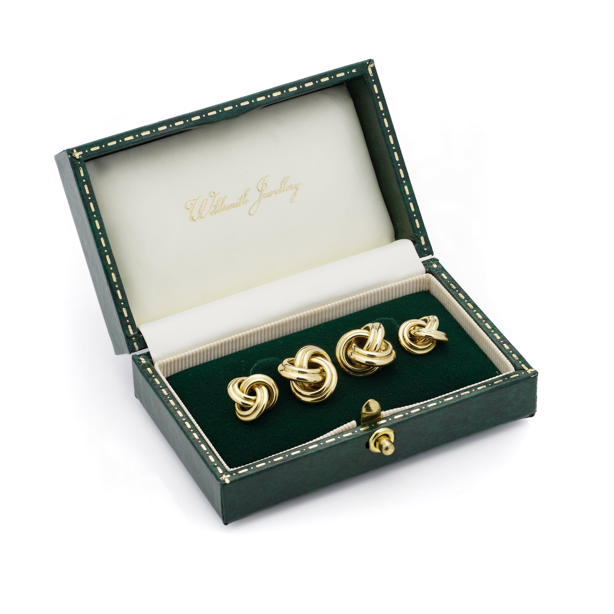 18ct Gold Knot Cufflinks by Deakin & Francis - Wildsmith Jewellery