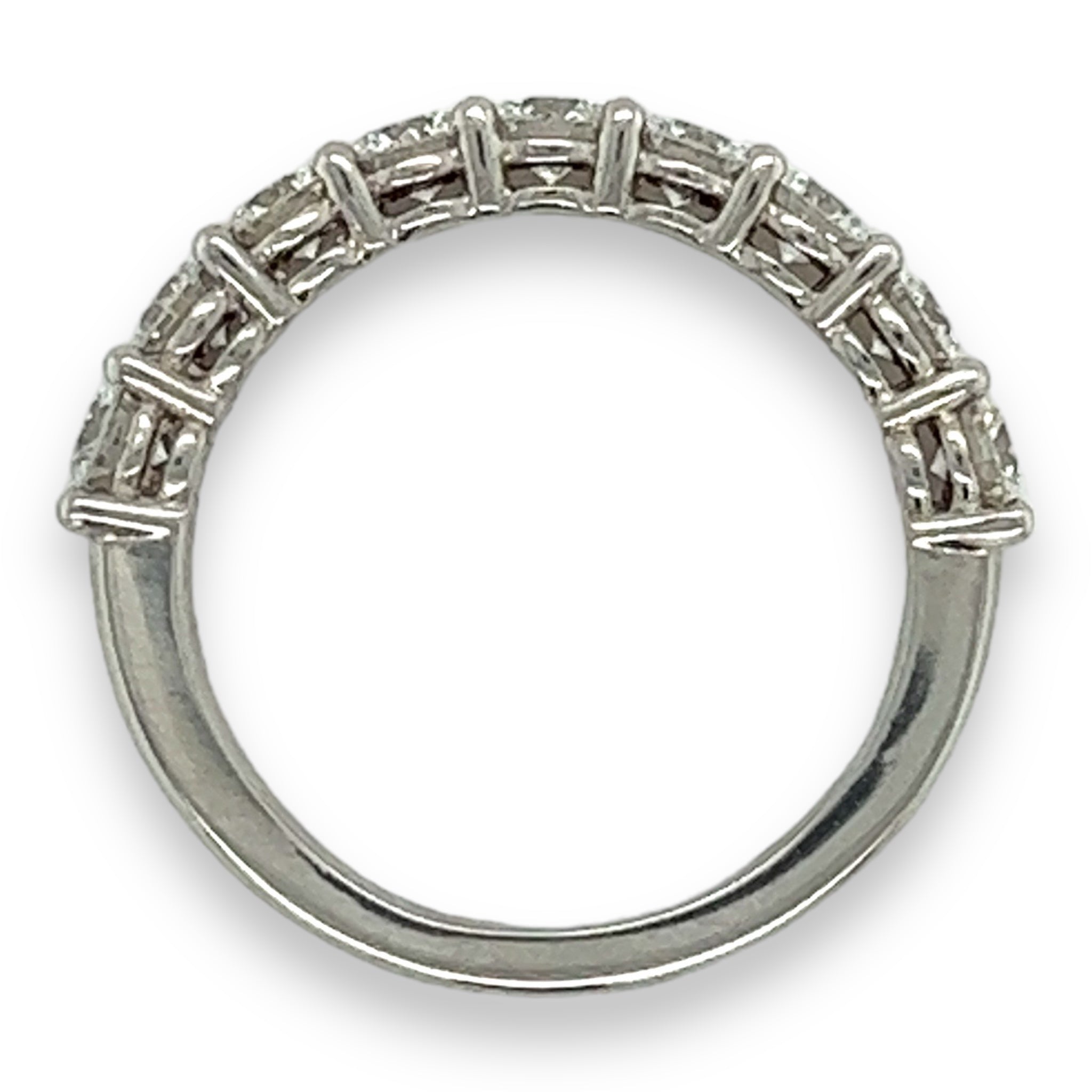 Diamond Nine Stone Ring in Platinum - Wildsmith Jewellery