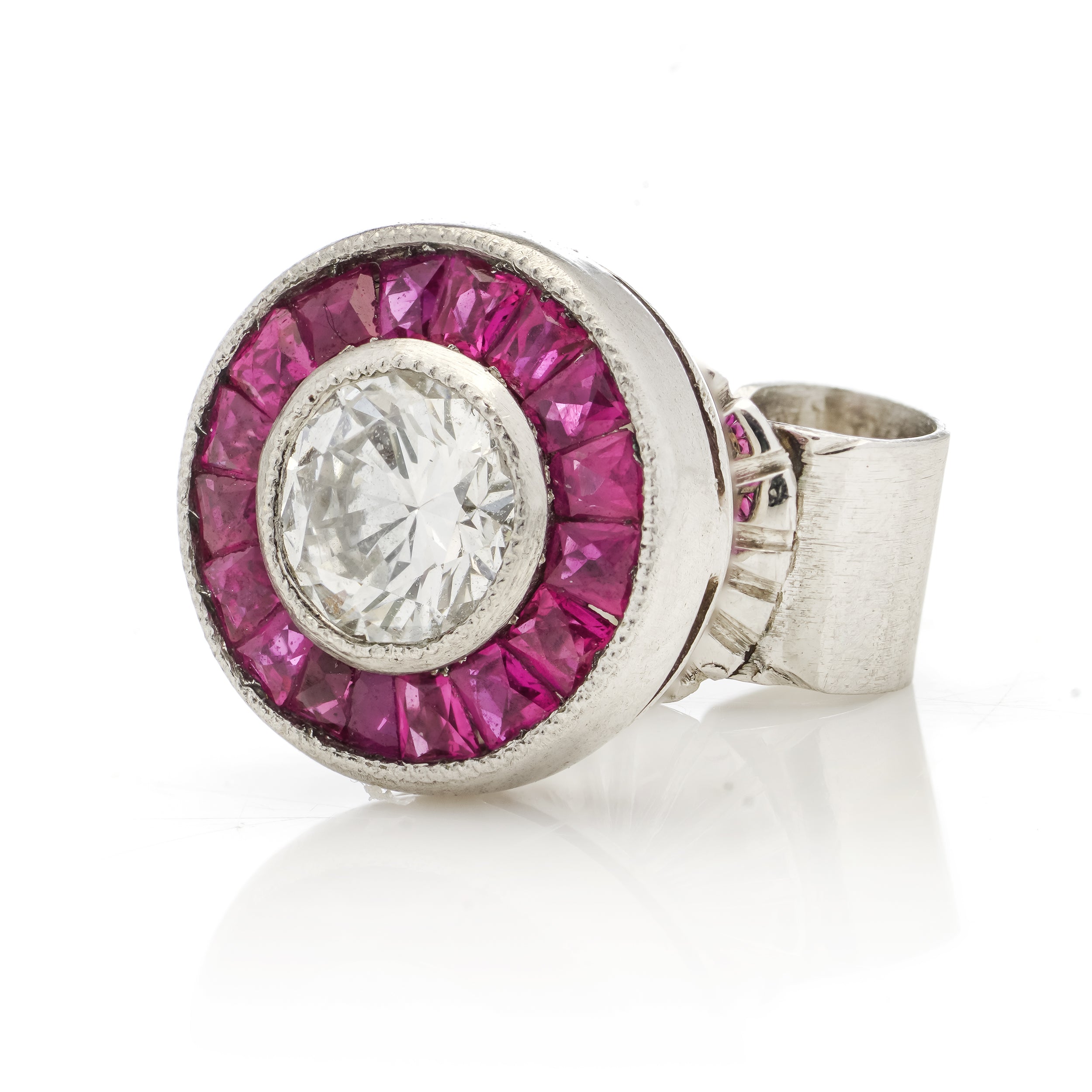Ruby and Diamond Earrings - Wildsmith Jewellery