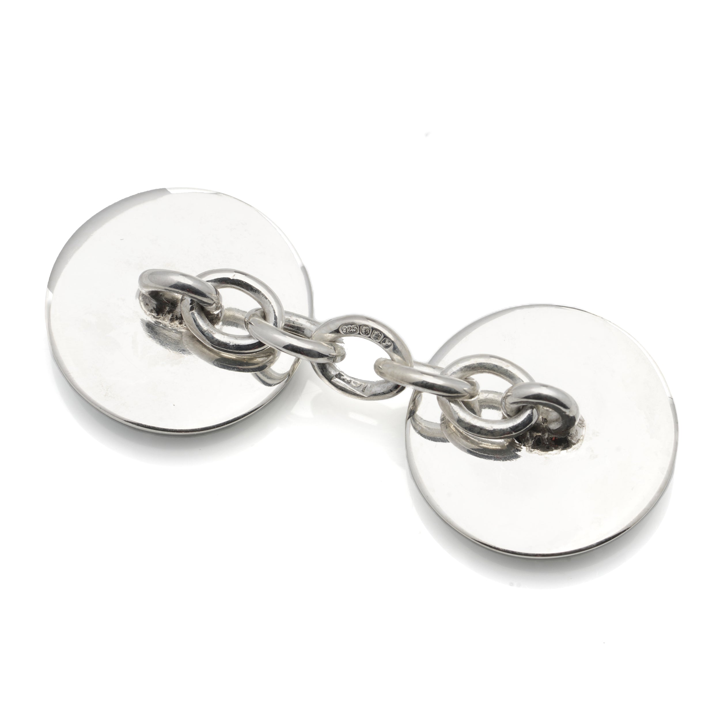 Green Enamel Sterling Silver Cufflinks - Wildsmith Jewellery