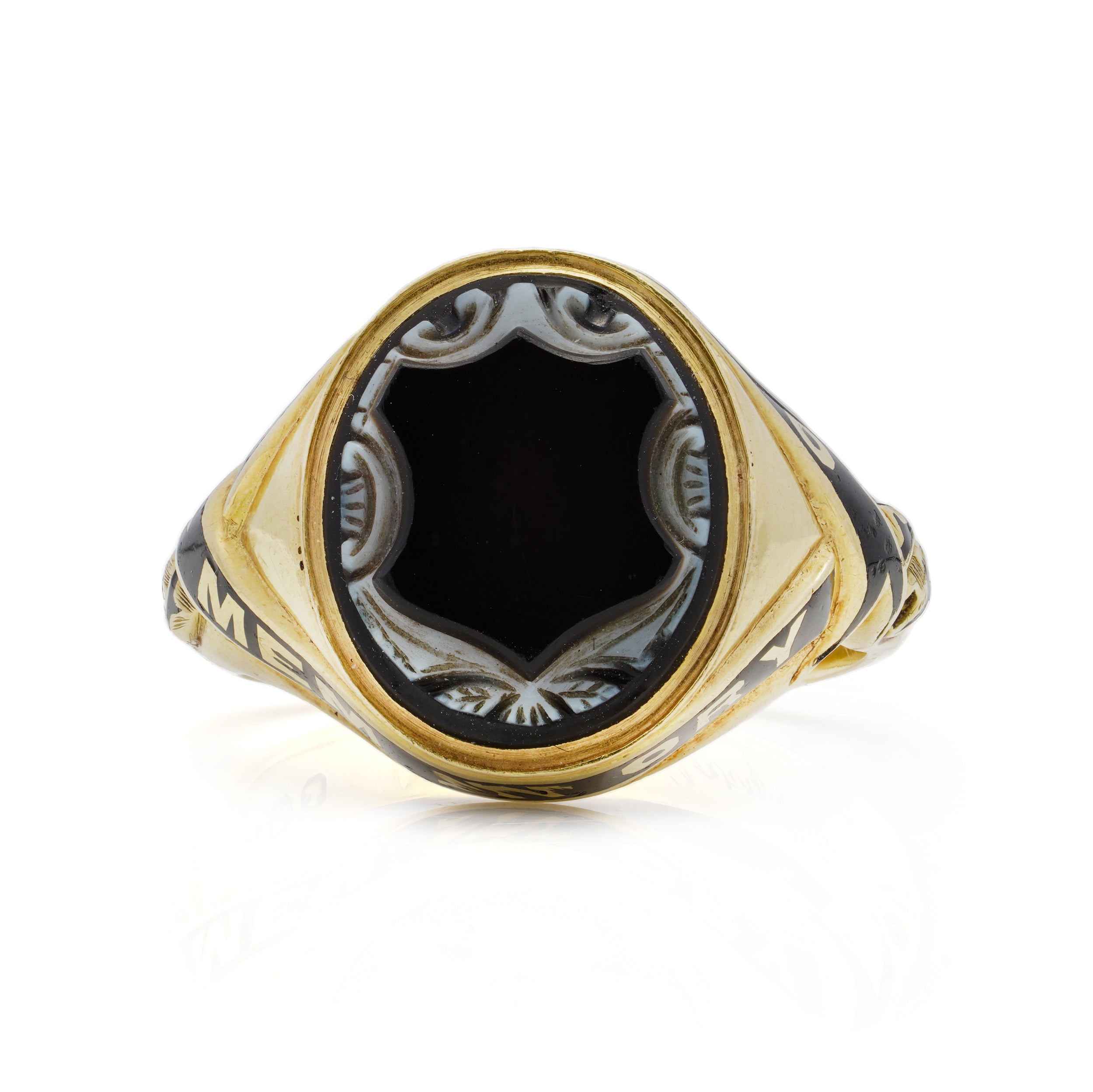 Early Victorian Mourning Signet Ring - Wildsmith Jewellery