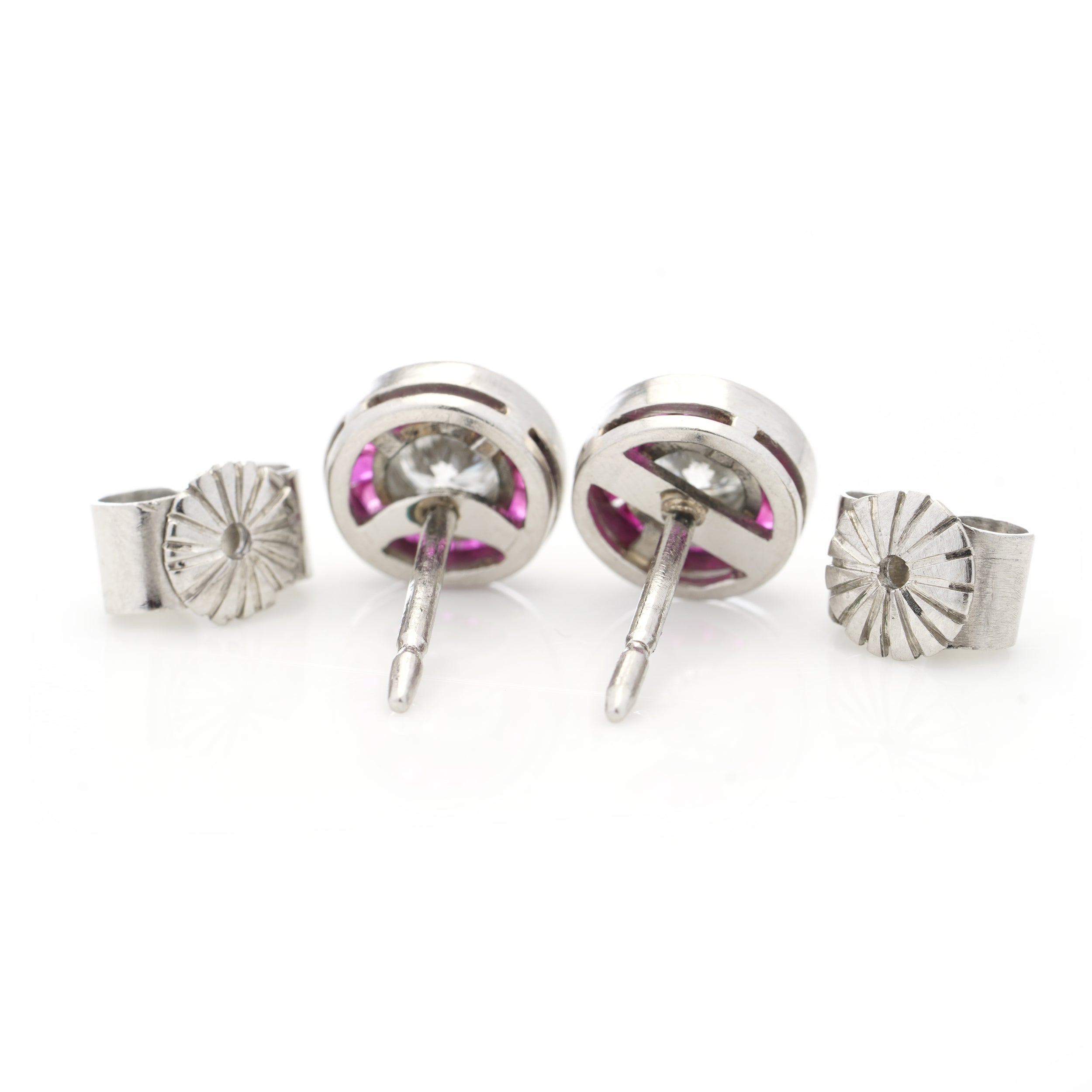 Ruby and Diamond Earrings - Wildsmith Jewellery