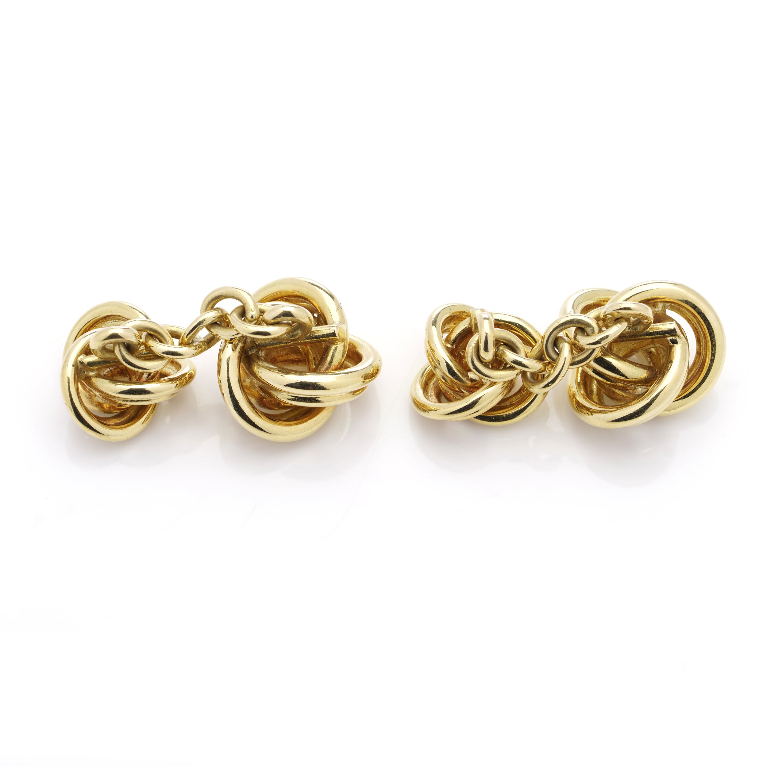 18ct Gold Knot Cufflinks by Deakin & Francis - Wildsmith Jewellery