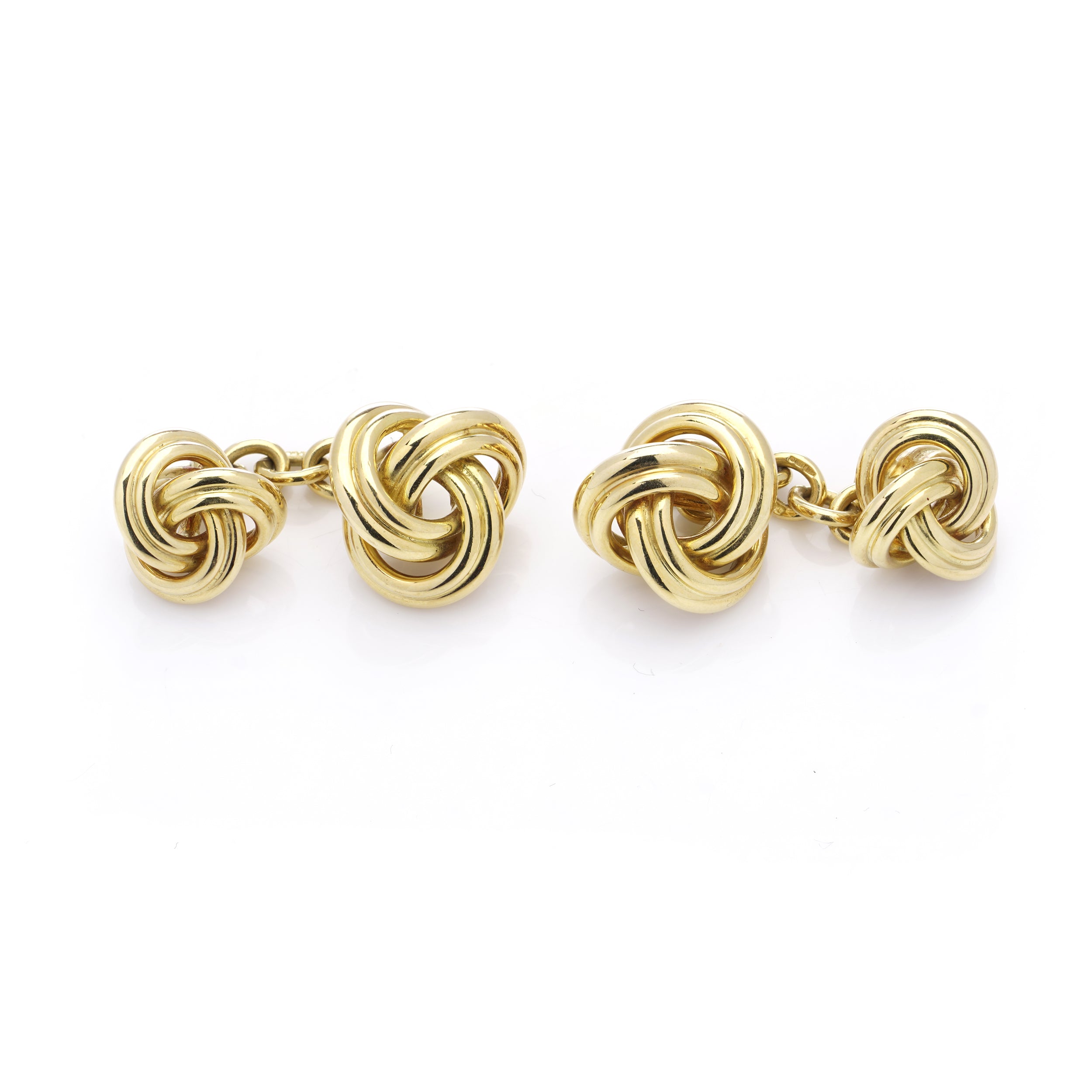 18ct Gold Knot Cufflinks by Deakin & Francis - Wildsmith Jewellery