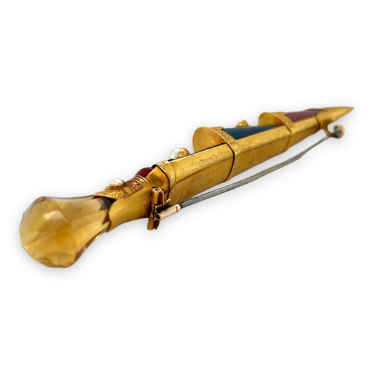 Antique Scottish Dirk Brooch - Wildsmith Jewellery Brooches & Lapel Pins