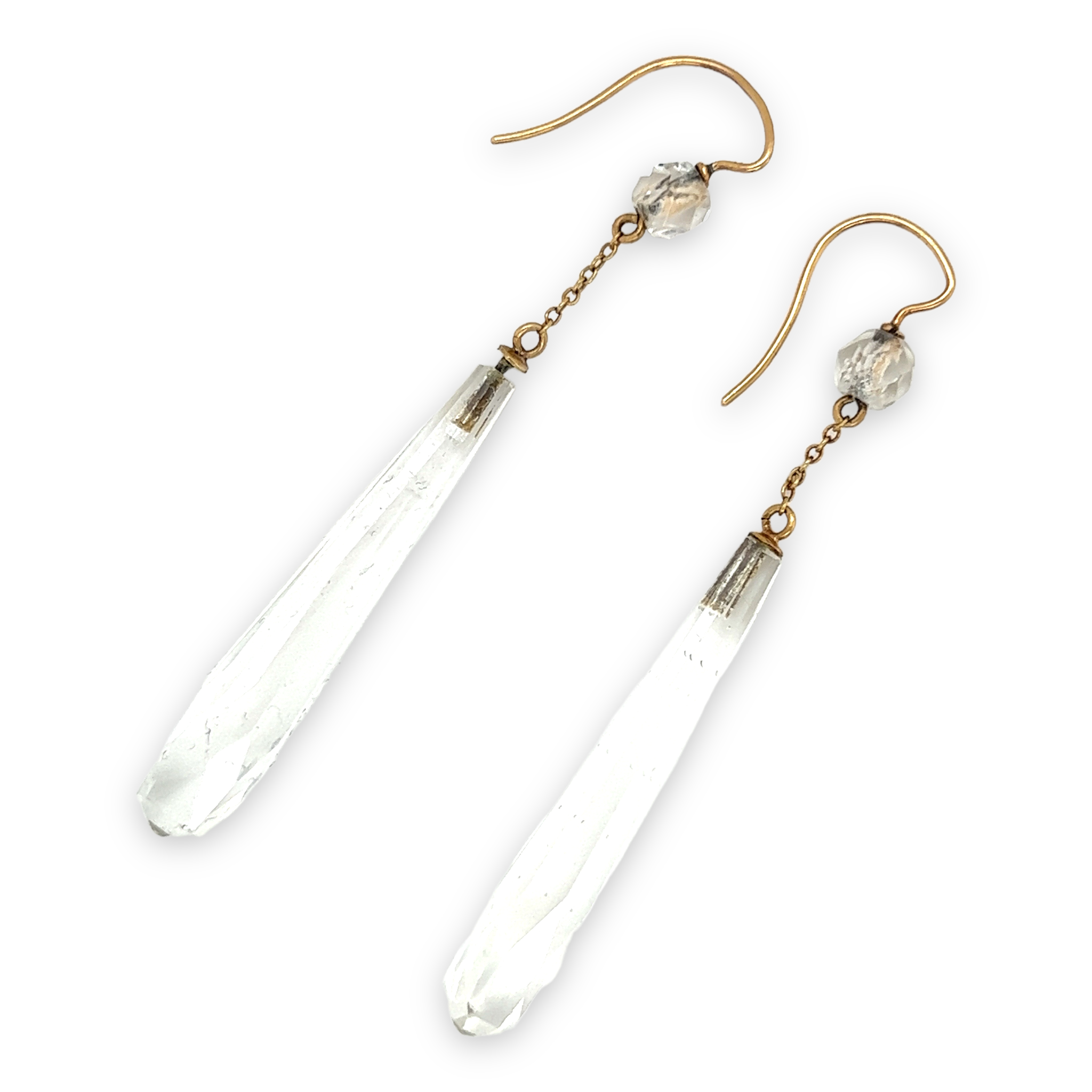 Antique Rock Crystal Earrings - Wildsmith Jewellery Earrings
