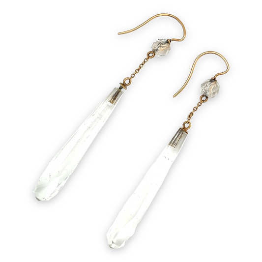 Antique Rock Crystal Earrings - Wildsmith Jewellery Earrings