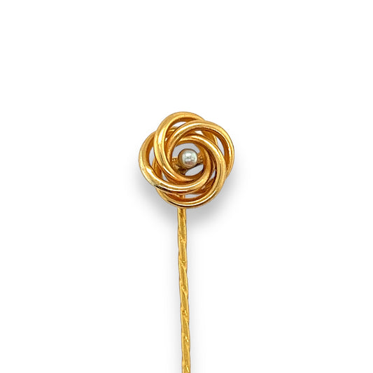 Victorian Lovers Knot Stickpin - Wildsmith Jewellery Stickpins