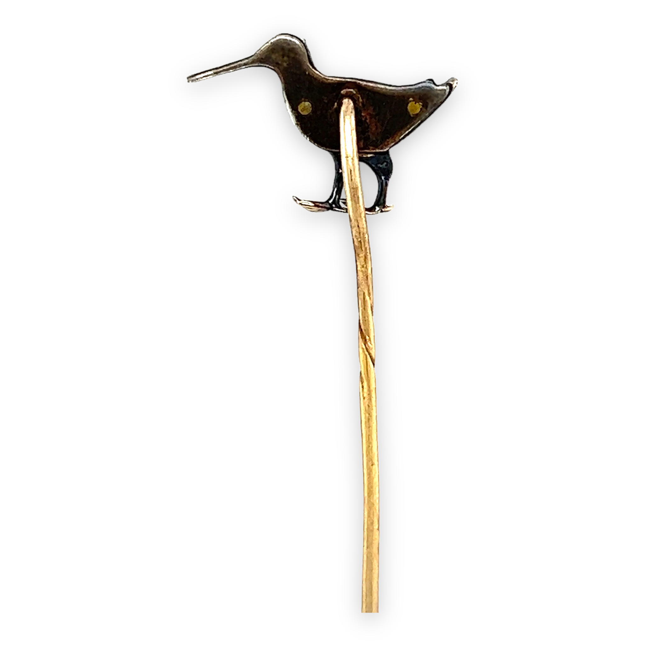 Edwardian Ruby & Diamond Snipe Stickpin - Wildsmith Jewellery Stickpins