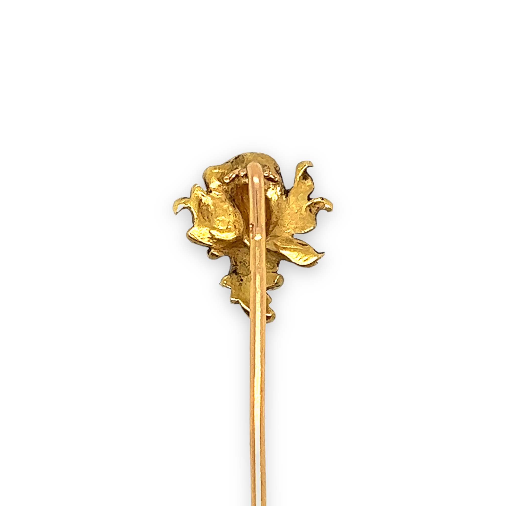 French Art Nouveau Gold Jester Stickpin by Léon Gariod - Wildsmith Jewellery Stickpins