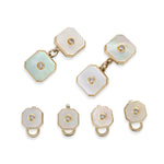 Diamond & Mother of Pearl Octagonal Dress Set