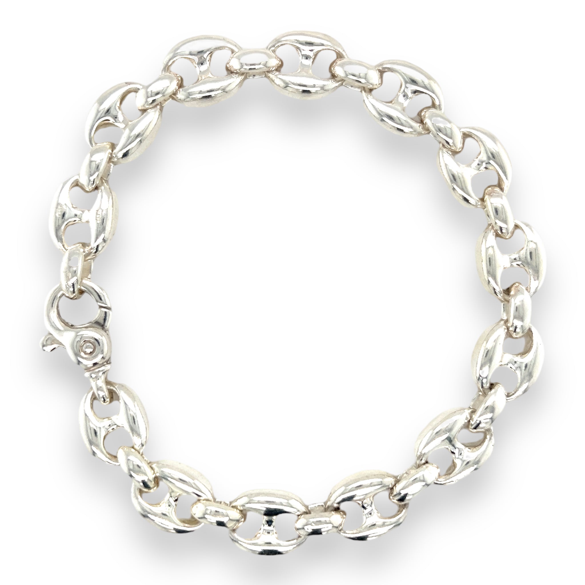 Solid Silver Ship Link Bracelet - Wildsmith Jewellery