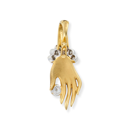 Vintage Diamond Hand Pendant - Wildsmith Jewellery