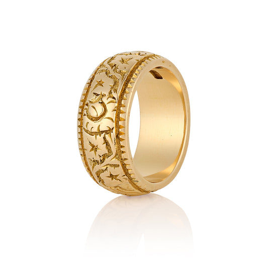 18ct Gold Ring Hallmarked 1939 8.5mm - Wildsmith Jewellery
