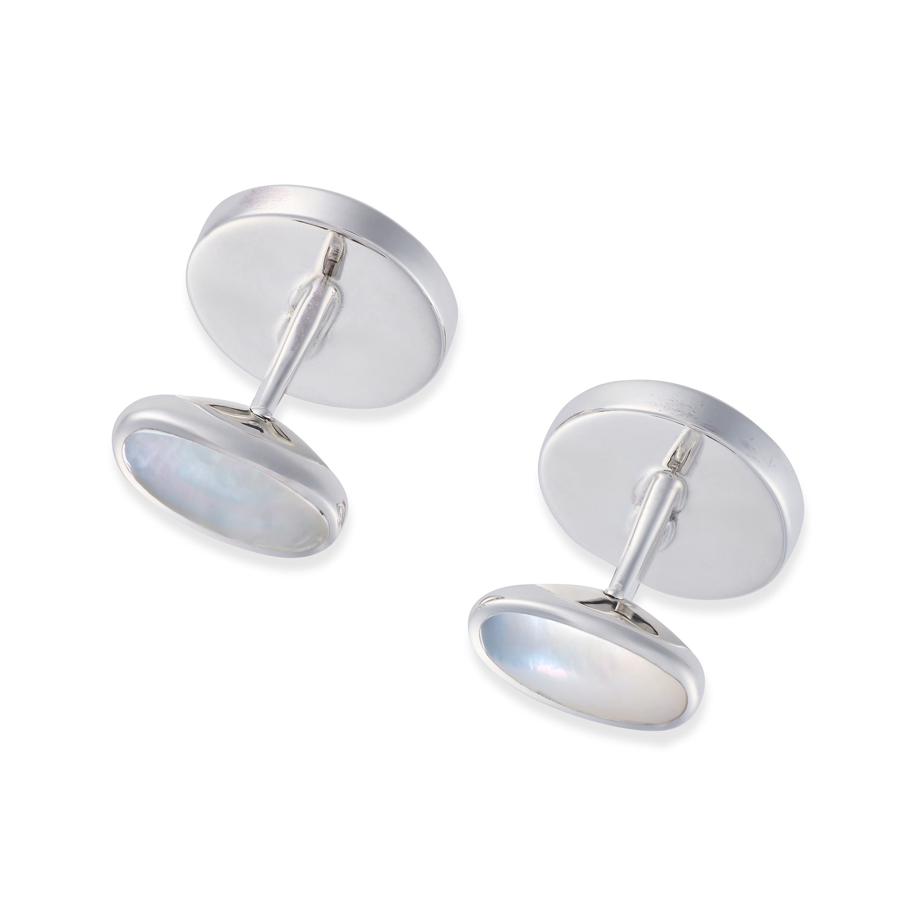 Diamond, Onyx,  Mother of Pearl & Diamond Round Dress Set - Wildsmith Jewellery