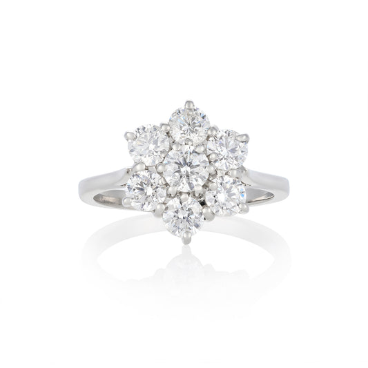 1.5ct Diamond Cluster Ring - Wildsmith Jewellery