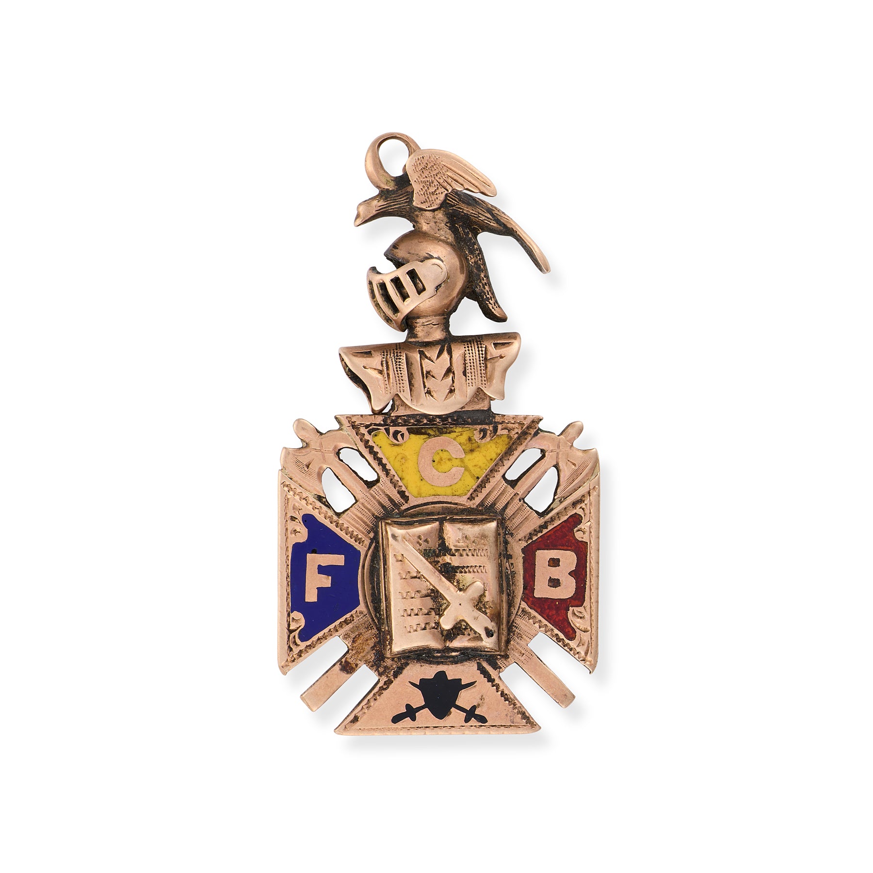 Vintage Knights of Pythias Fob Pendant - Wildsmith Jewellery