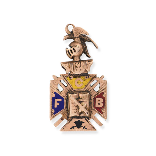 Vintage Knights of Pythias Fob Pendant - Wildsmith Jewellery