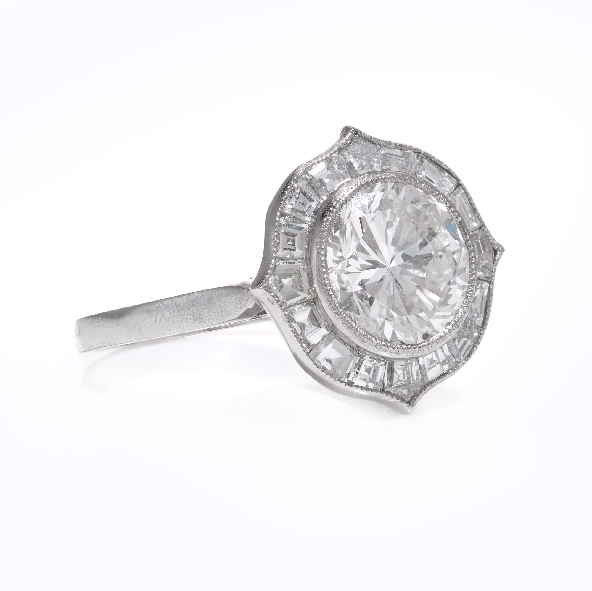 Art Deco Style Diamond Ring - Wildsmith Jewellery