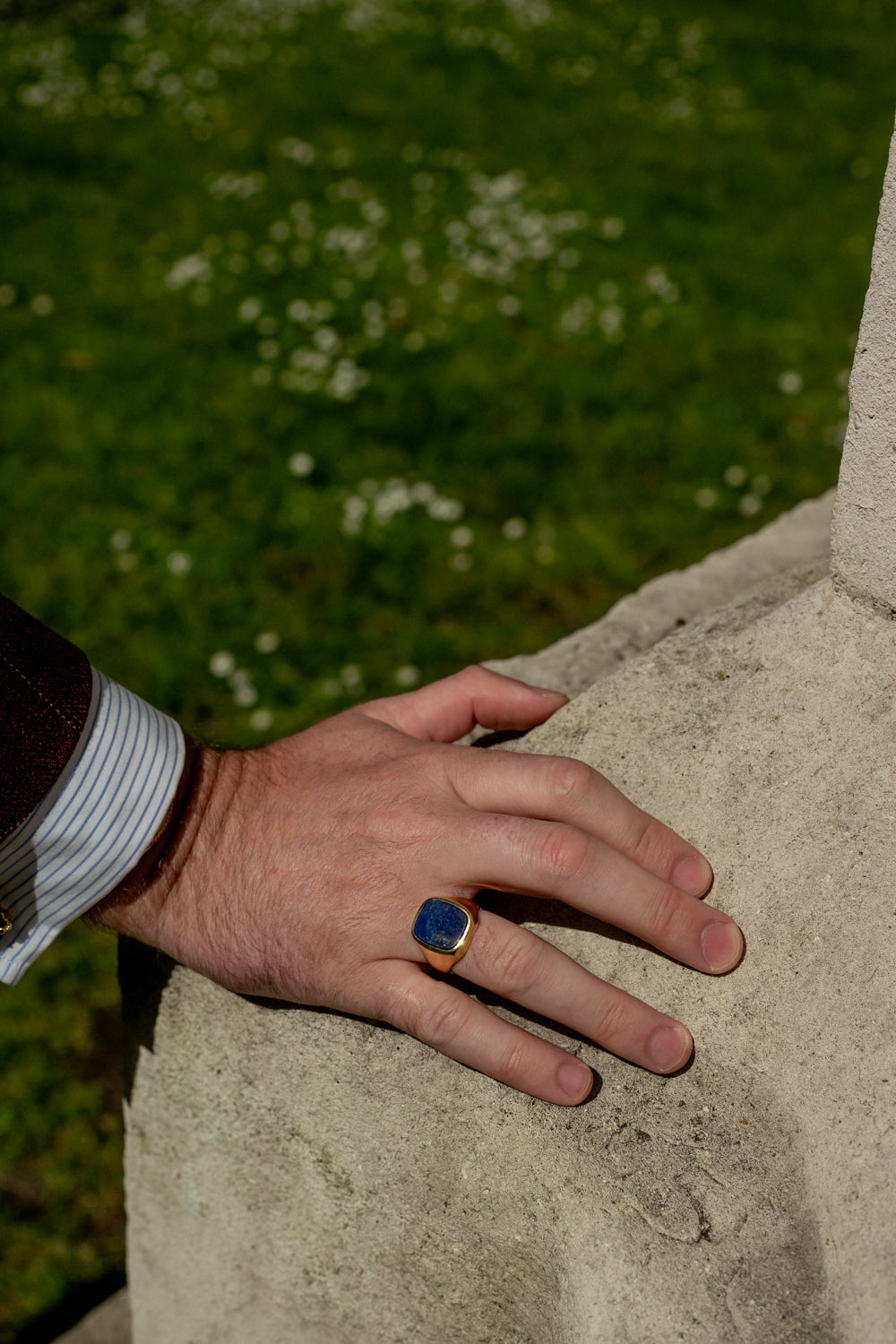 18ct Lapis Lazuli Signet Ring - Wildsmith Jewellery