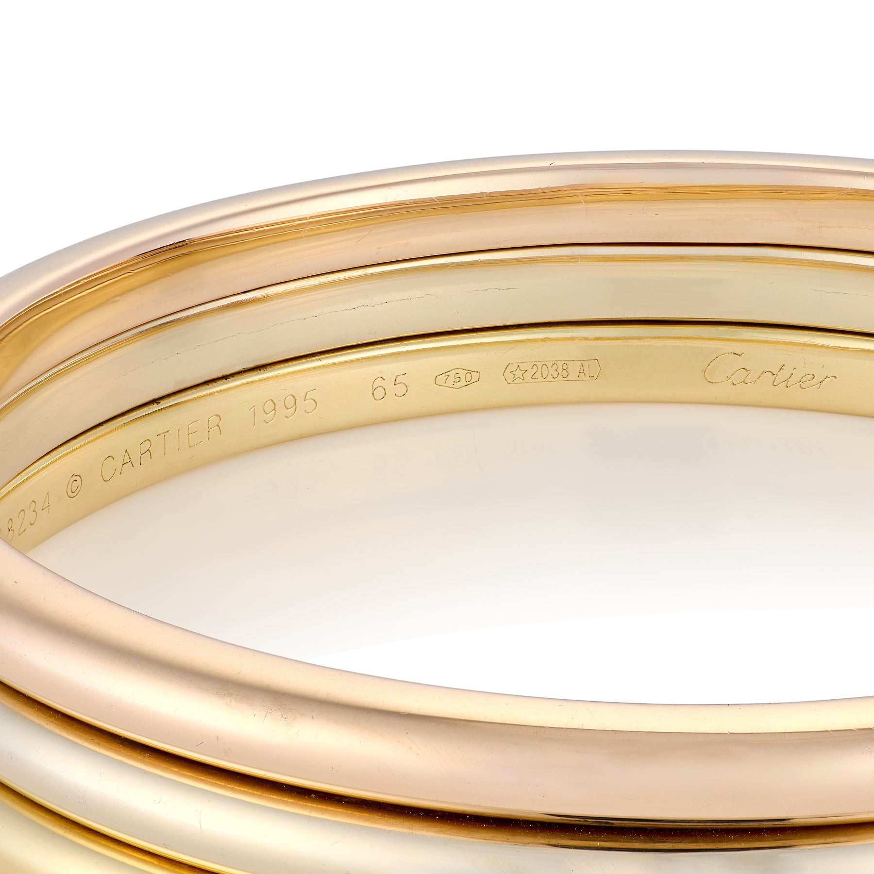 Vintage Cartier Trinity Bangle - Wildsmith Jewellery