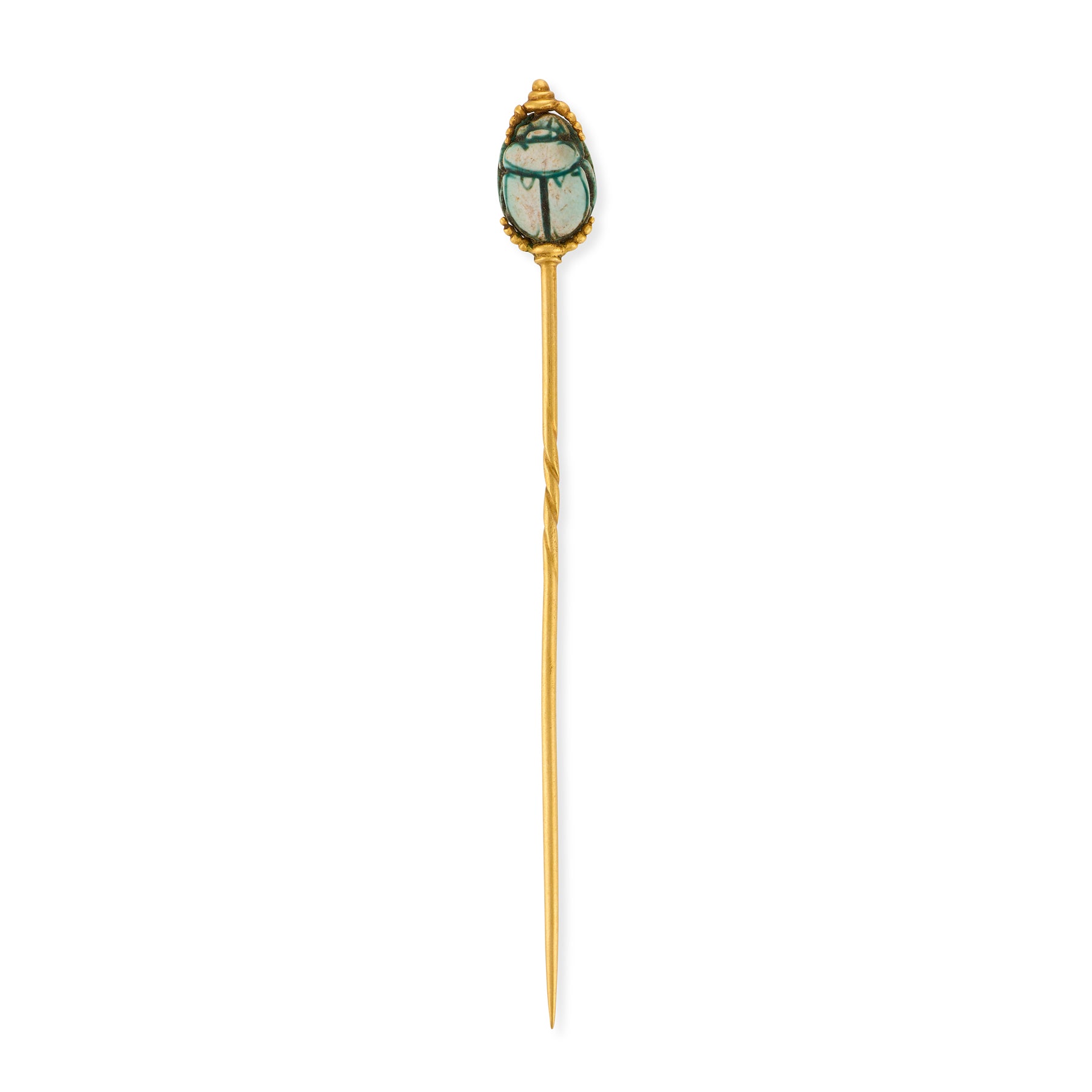 Grand Tour Turquoise Scarab Stickpin