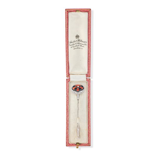 Art Deco Jabot Brooch