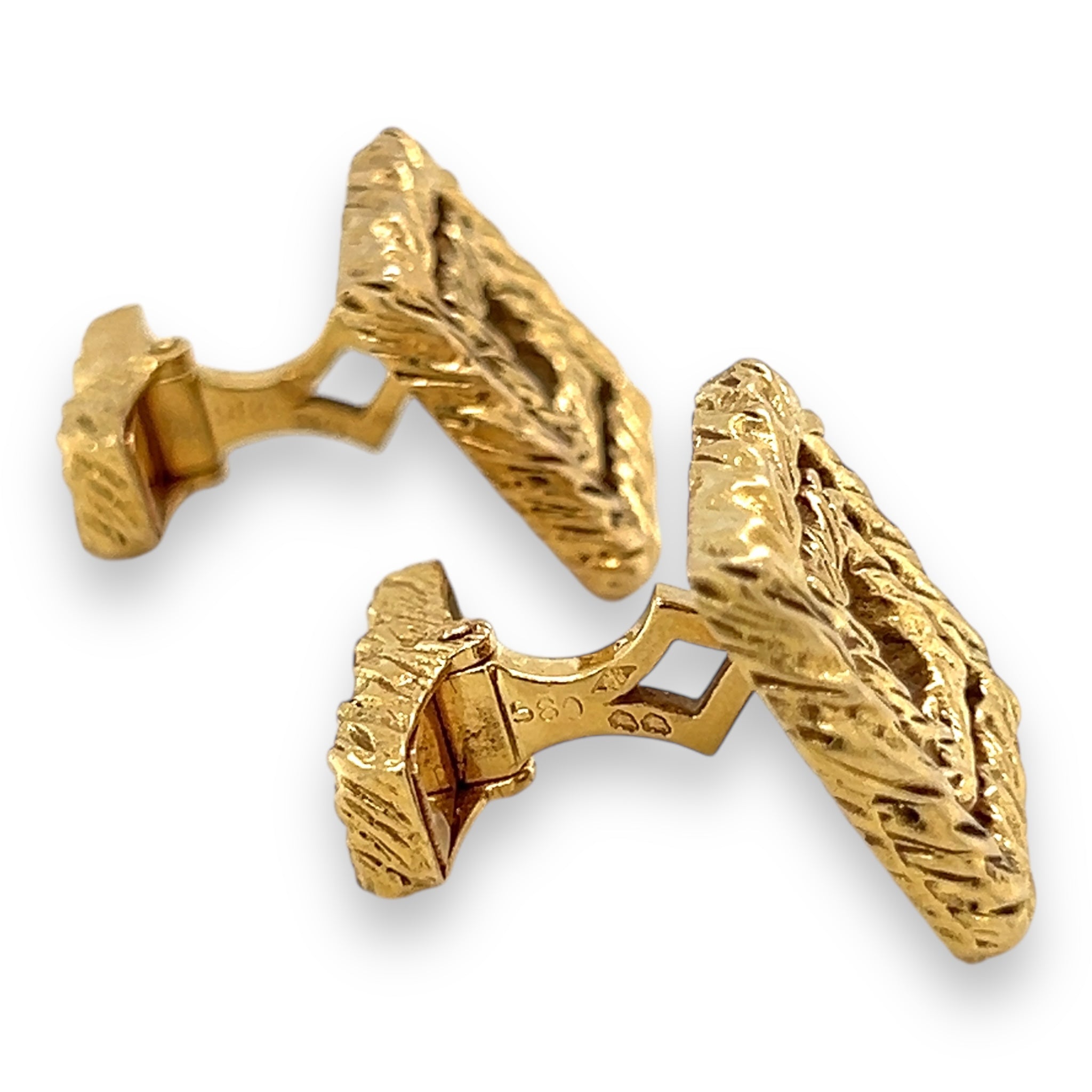 1970's 18ct Gold Square Cufflinks