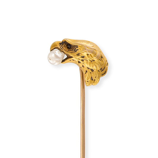 Victorian Eagle Head Stickpin