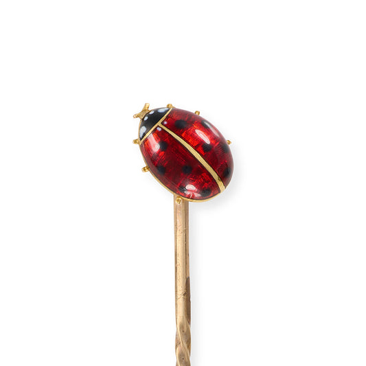 Enamel Ladybird Stickpin