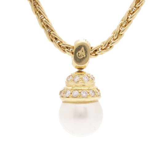 Diamond & Pearl Necklace by Asprey & Company - Wildsmith Jewellery