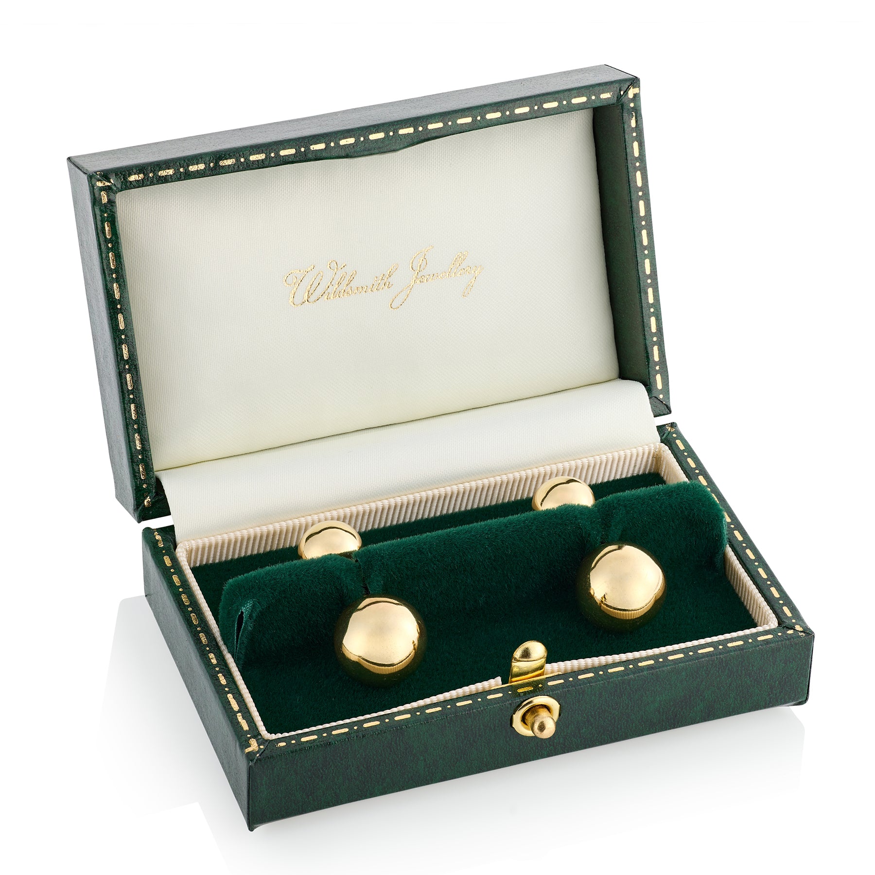 18ct Gold Dumbbell Cufflinks by Cartier