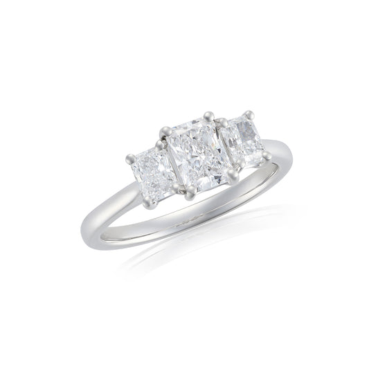 1.31ct GIA Certified Radiant Cut Diamond Ring - Wildsmith Jewellery