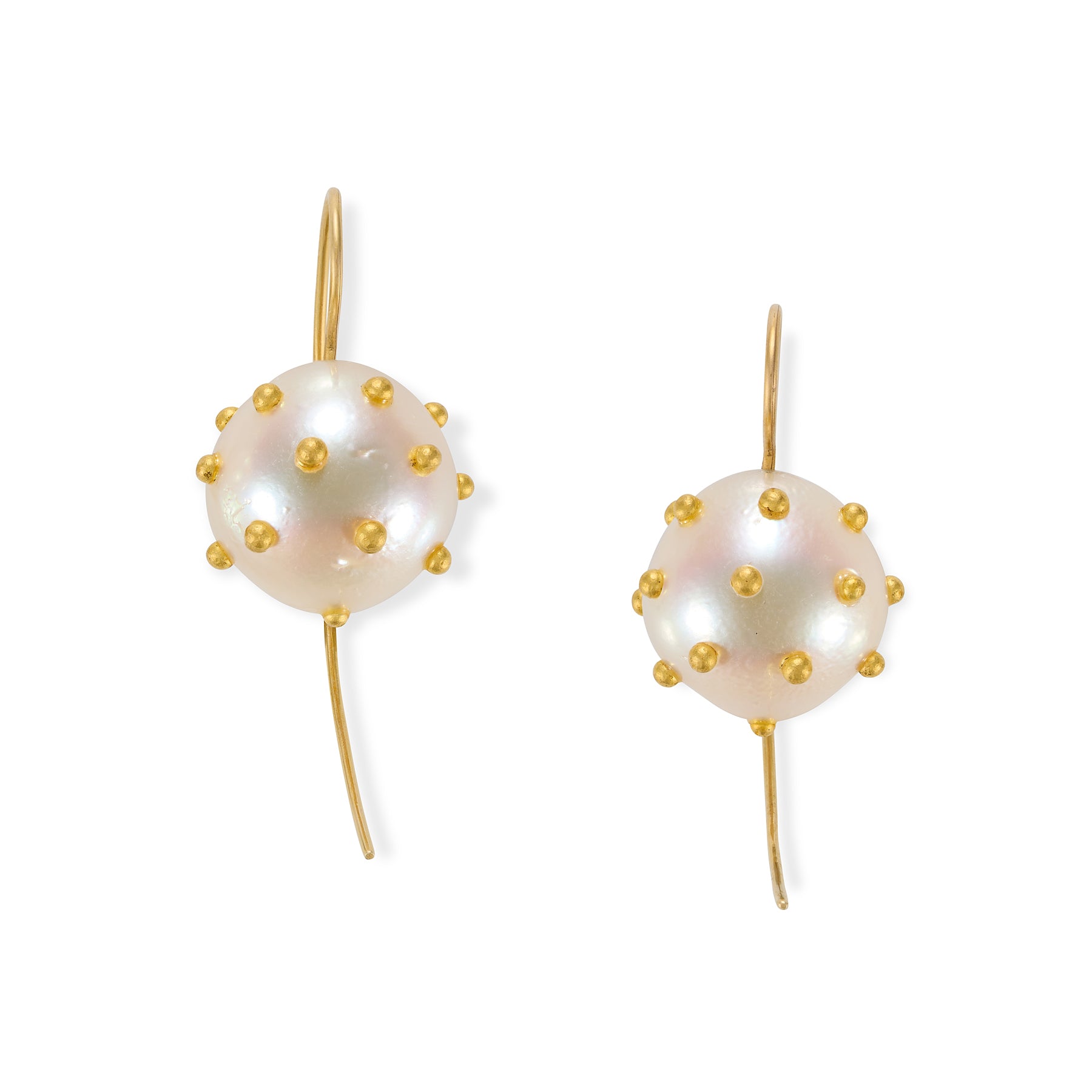 South Sea Pearl & Gold Earrings