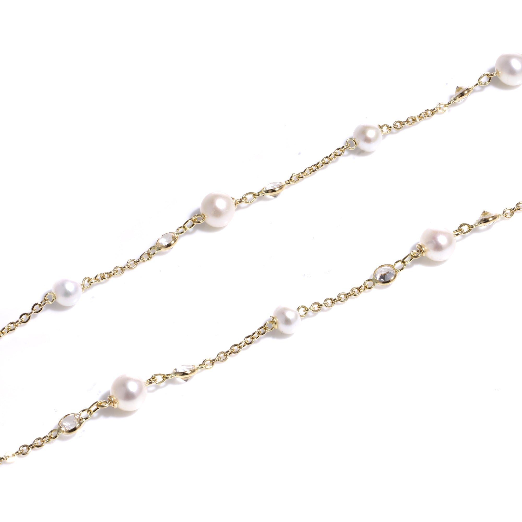 Pearl and Diamond Necklace - Wildsmith Jewellery