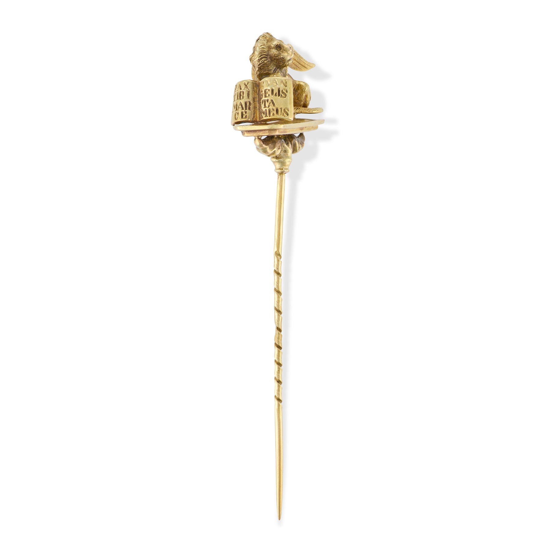 Antique Winged Lion of St. Mark Stickpin - Wildsmith Jewellery