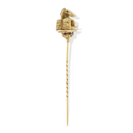 Antique Winged Lion of St. Mark Stickpin - Wildsmith Jewellery
