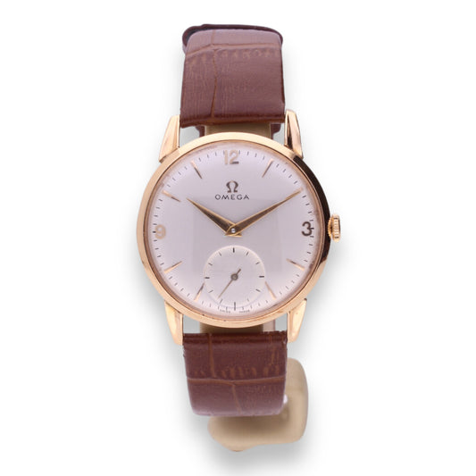 18ct Rose Gold Omega Watch - Wildsmith Jewellery