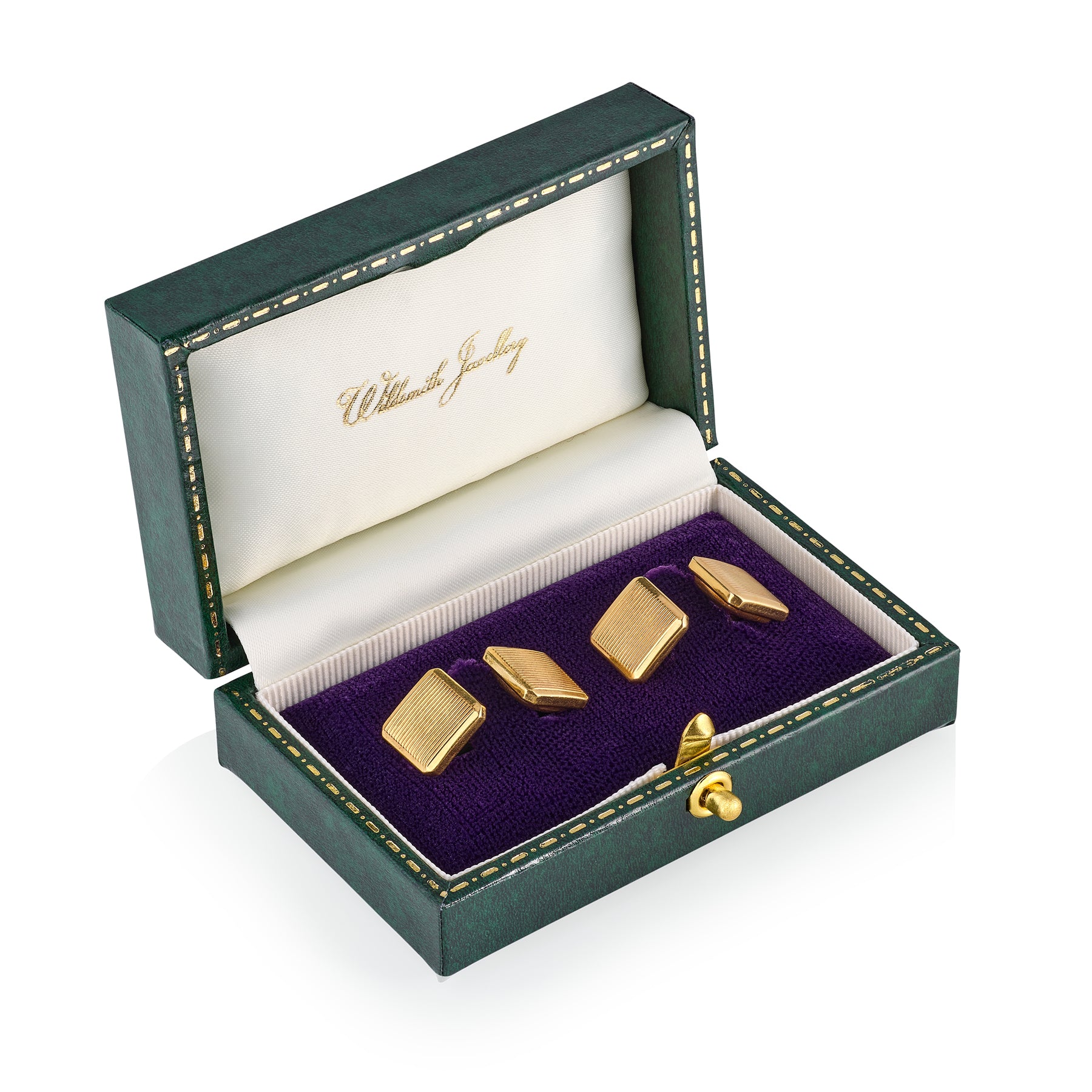18ct Gold Cufflinks, French