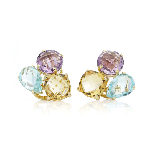 Multi Gemstone Earrings - Wildsmith Jewellery